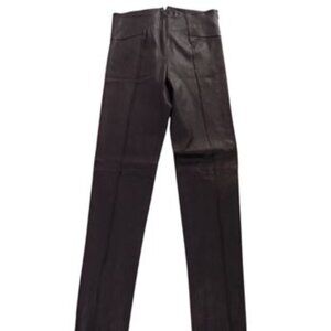 Blue Leather Pants – Made in Italy – Size 44